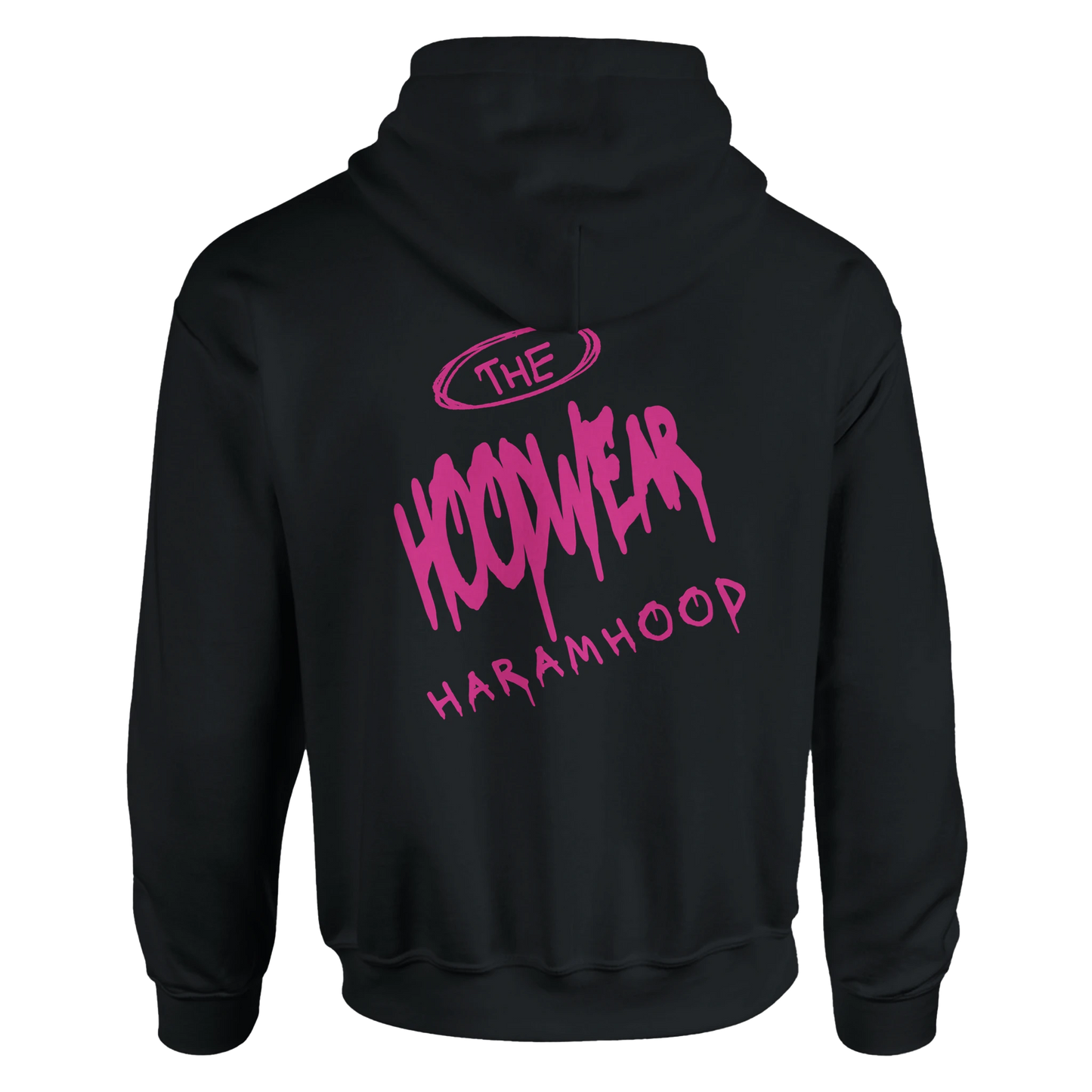 Graffiti Code Neon Vibes Hoodie Schwarz Rückansicht