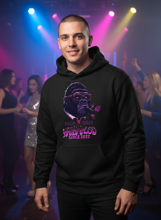 7HARAMHOOD Gorilla Print Hoodie – Ikonisches Design
