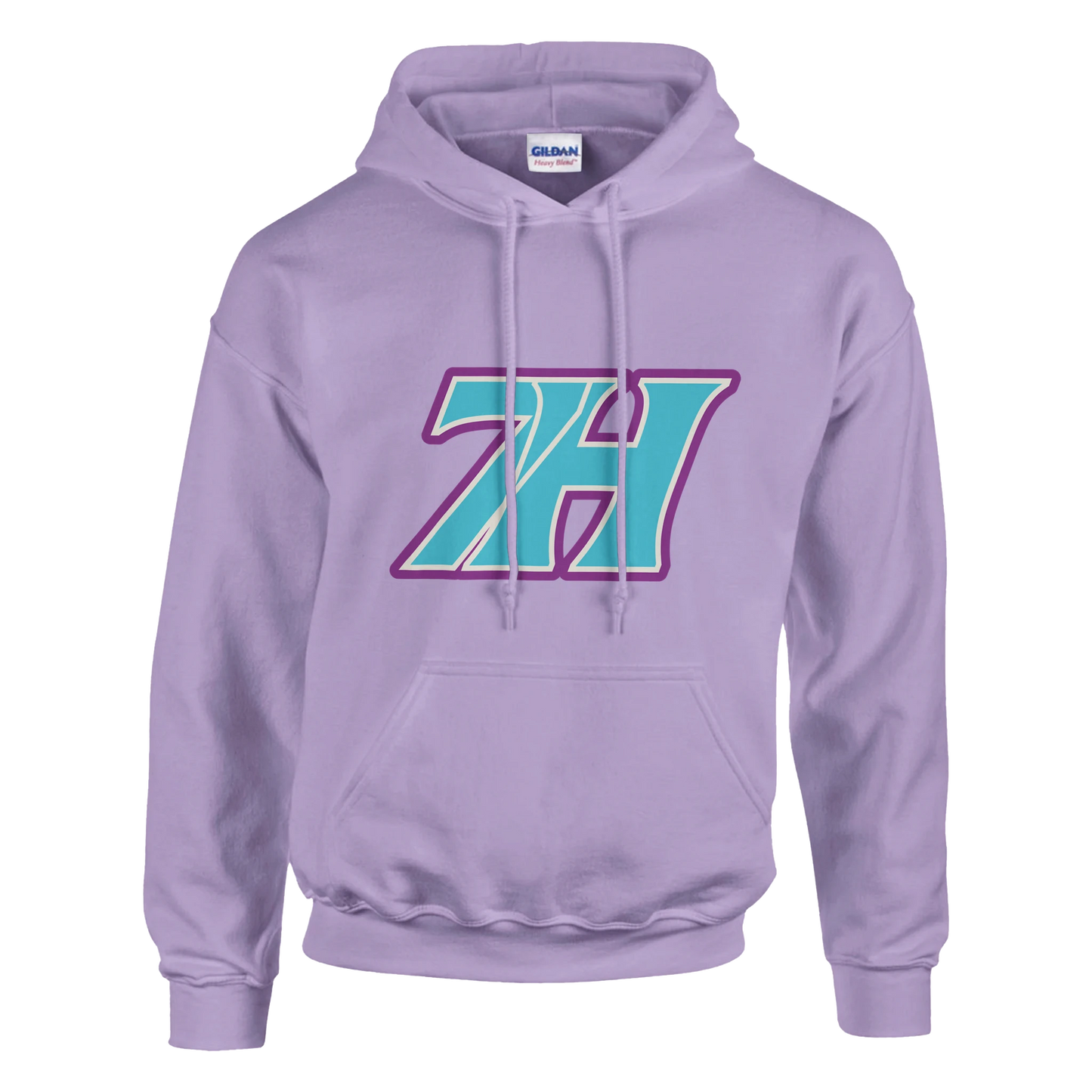 7H Cyan Purple Hoodie Profil - Premium Hoodwear Haramhood Streetwear