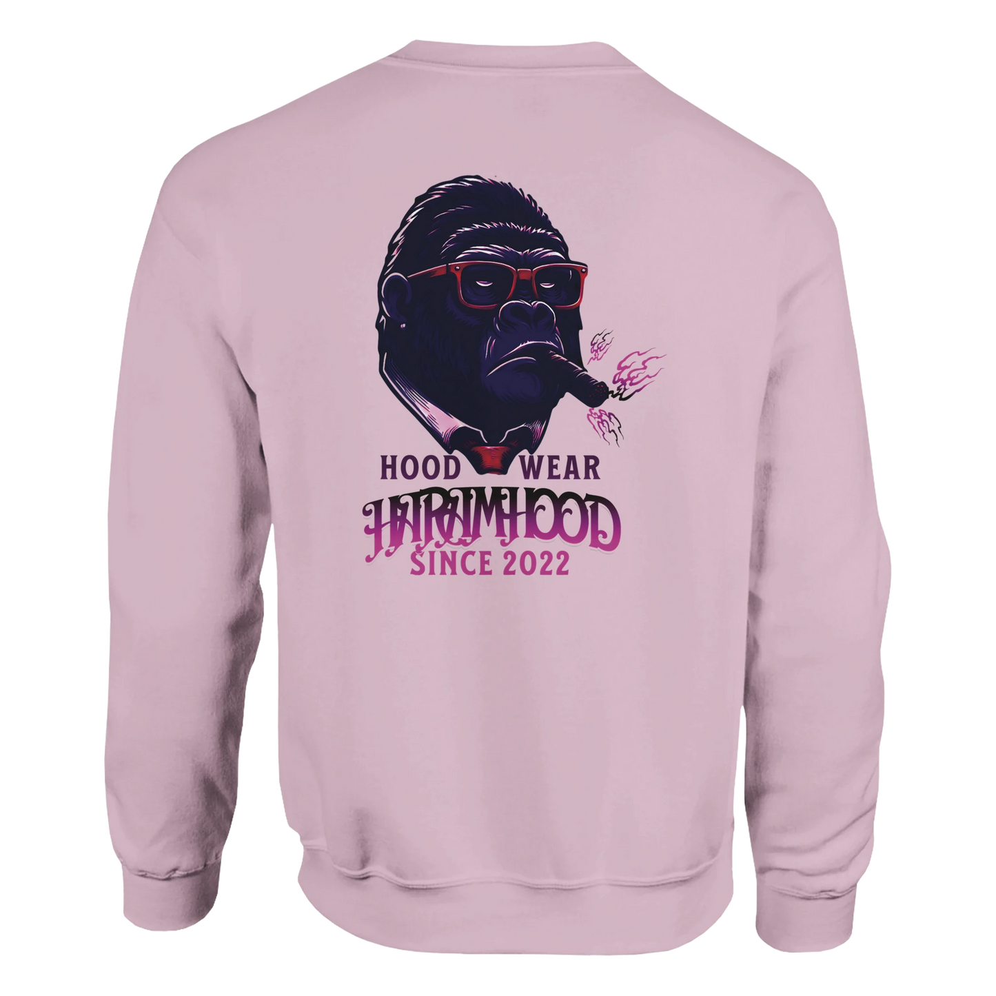 Gorilla Boss Sweatshirt Pink Frontansicht