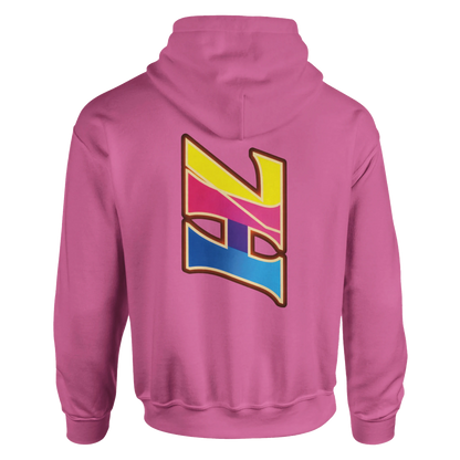 DNA Code Hoodie Pink Frontansicht
