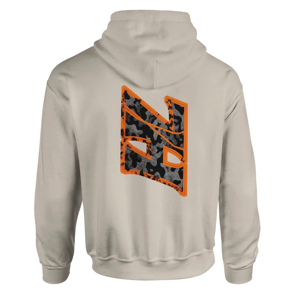 DNA Code Hoodie  beige Rück 
ansicht
