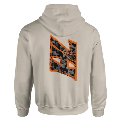 DNA Code Hoodie  beige Rück 
ansicht
