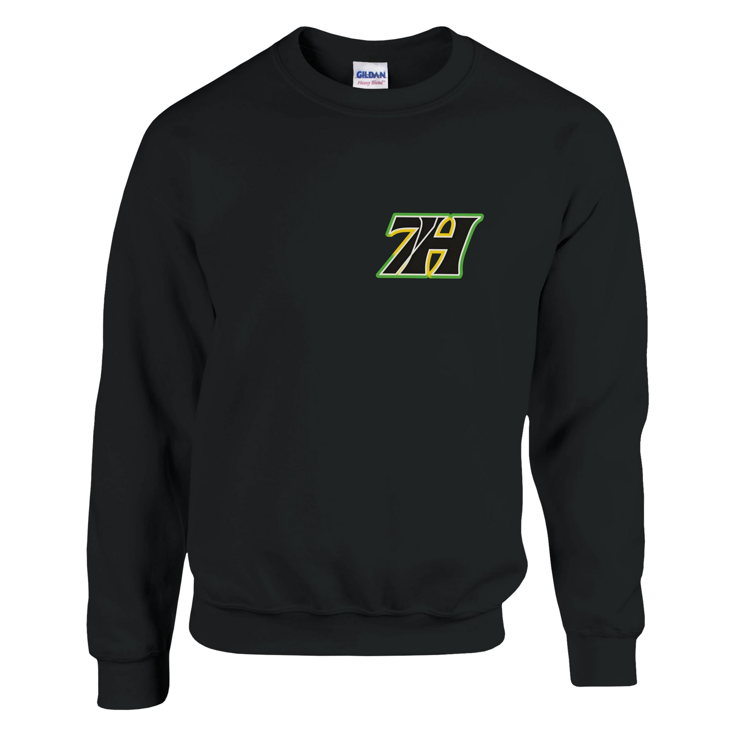 DNA Code Purple Sweatshirt Schwarz Frontansicht
