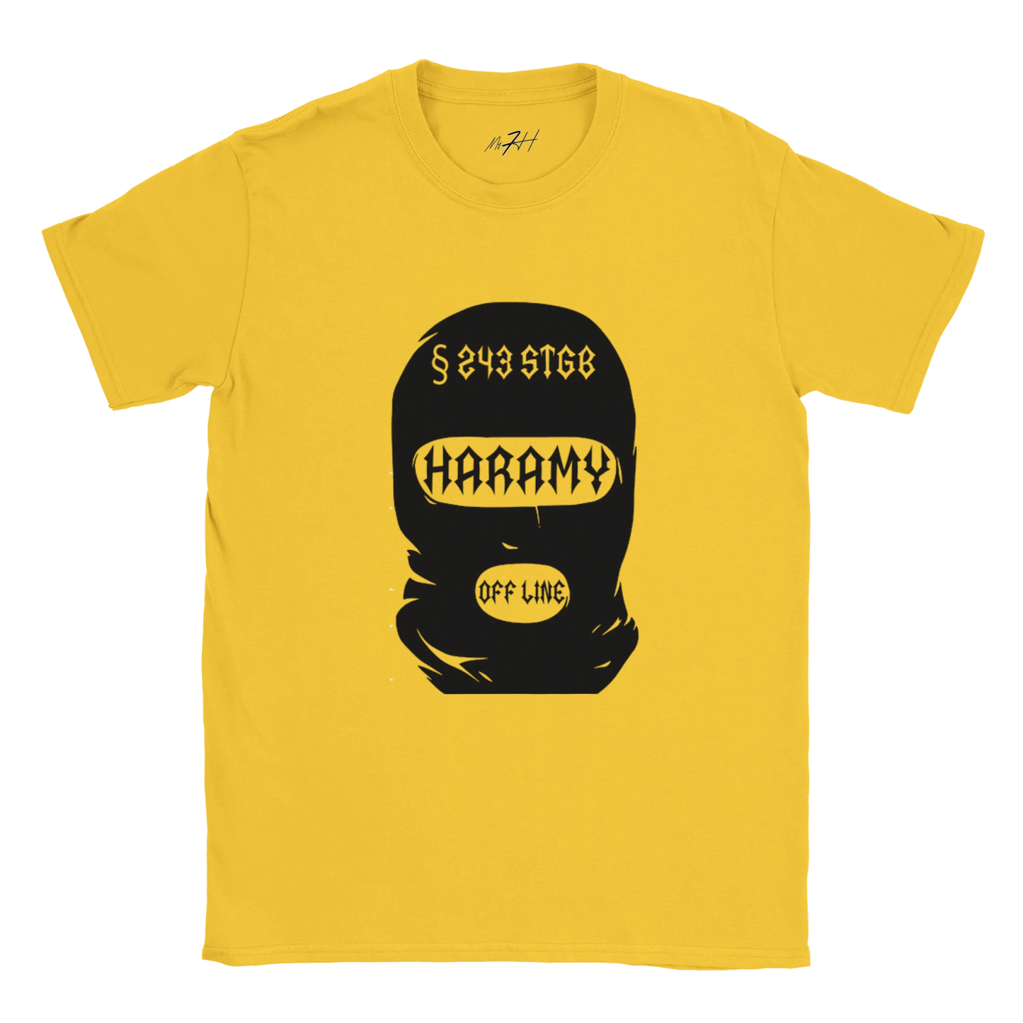 7HARAMHOOD HARAMY Hood Boy T-Shirt – Detailansicht DTG-Print Premium Hoodwear