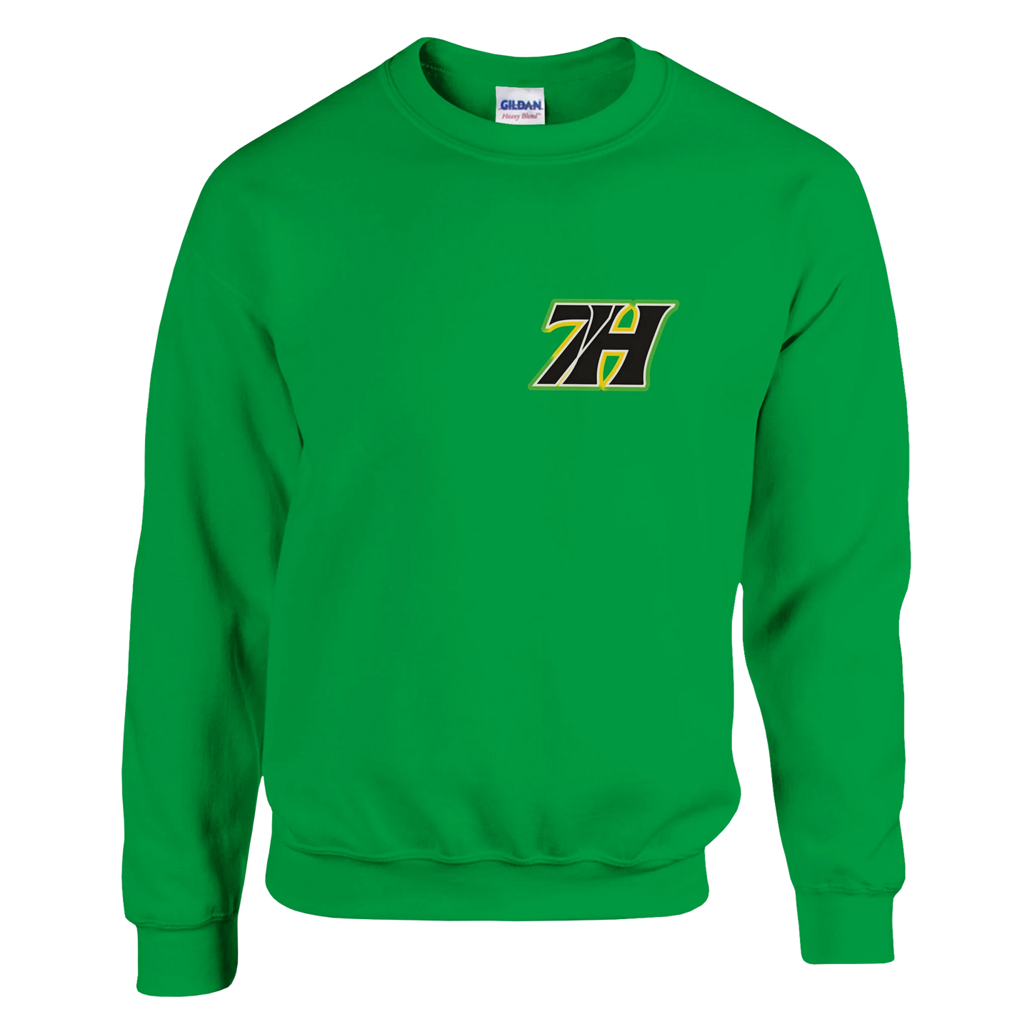 DNA Code Purple Sweatshirt Grün Frontansicht
