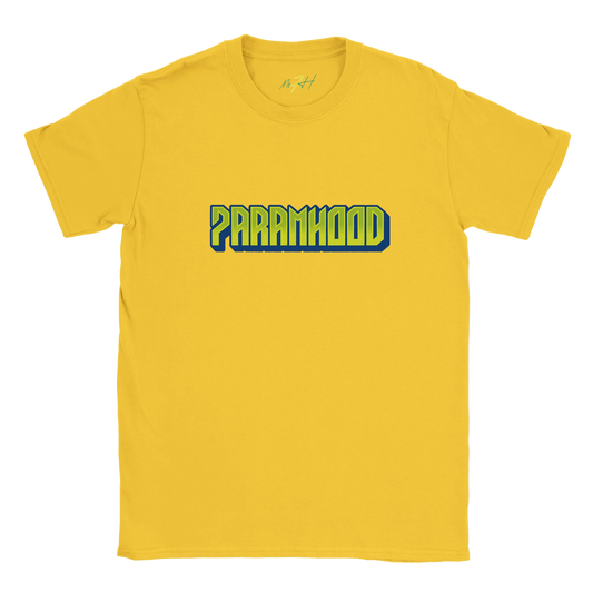 7ARAMHOOD Signature Streetwear T-Shirt Gelb From The Hood To The Moon Vorderseite
