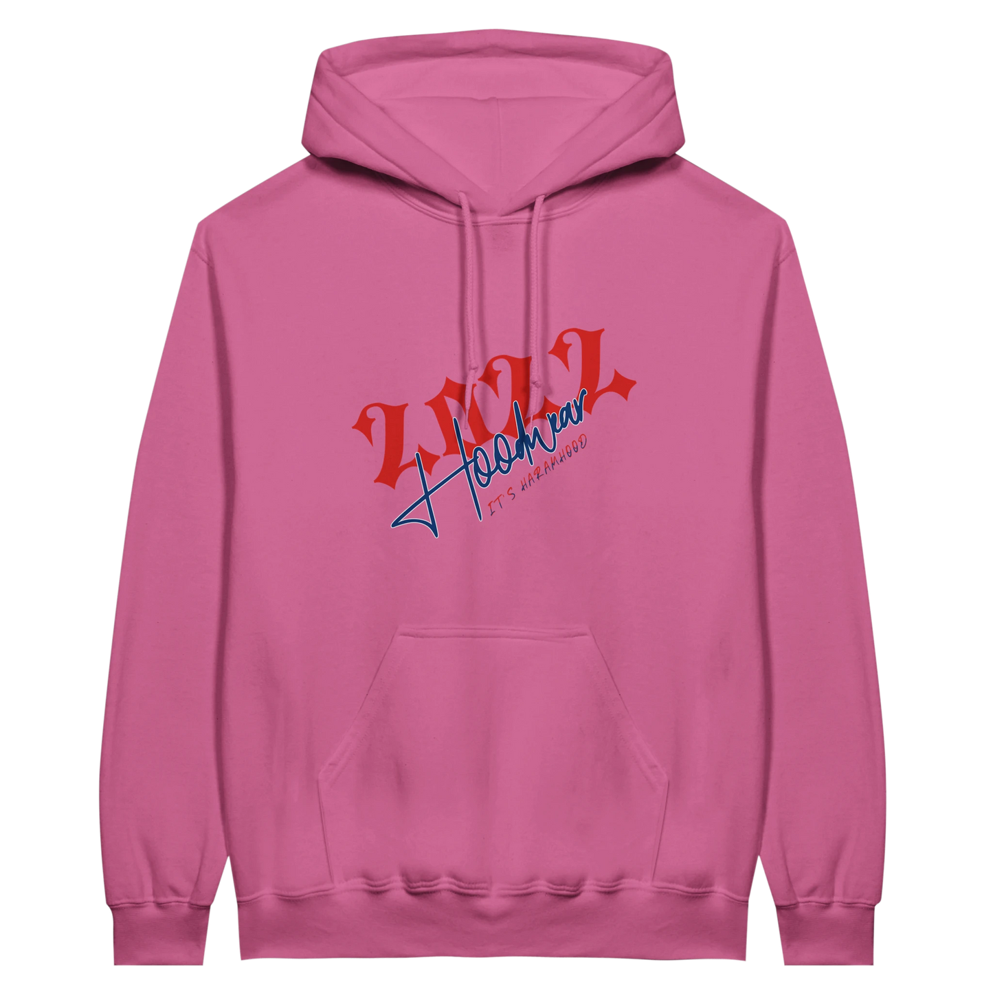  Street Soul Hoodie Logo-Detail - Roter Print Nahaufnahme Haramhood Streetwear
