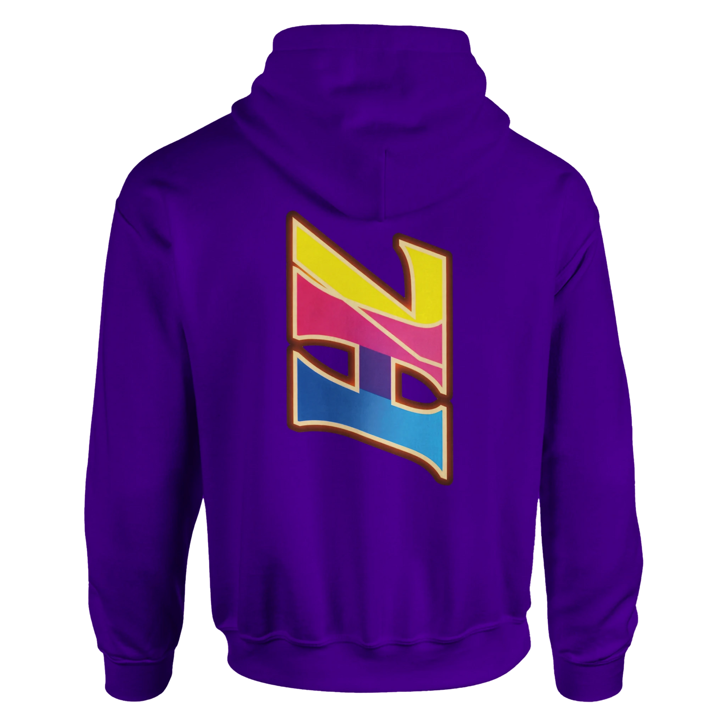 DNA Code Hoodie Lila Frontansicht | 7HARAMHOOD 
