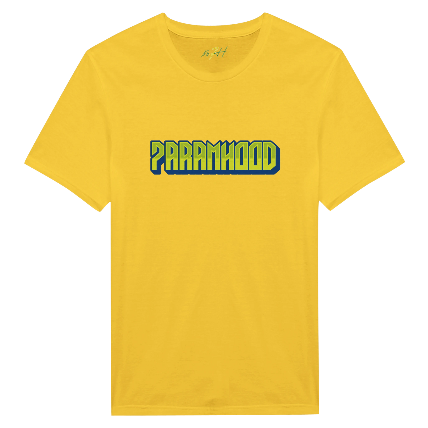7ARAMHOOD Signature Streetwear T-Shirt Gelb Streetwear Pack Shot
