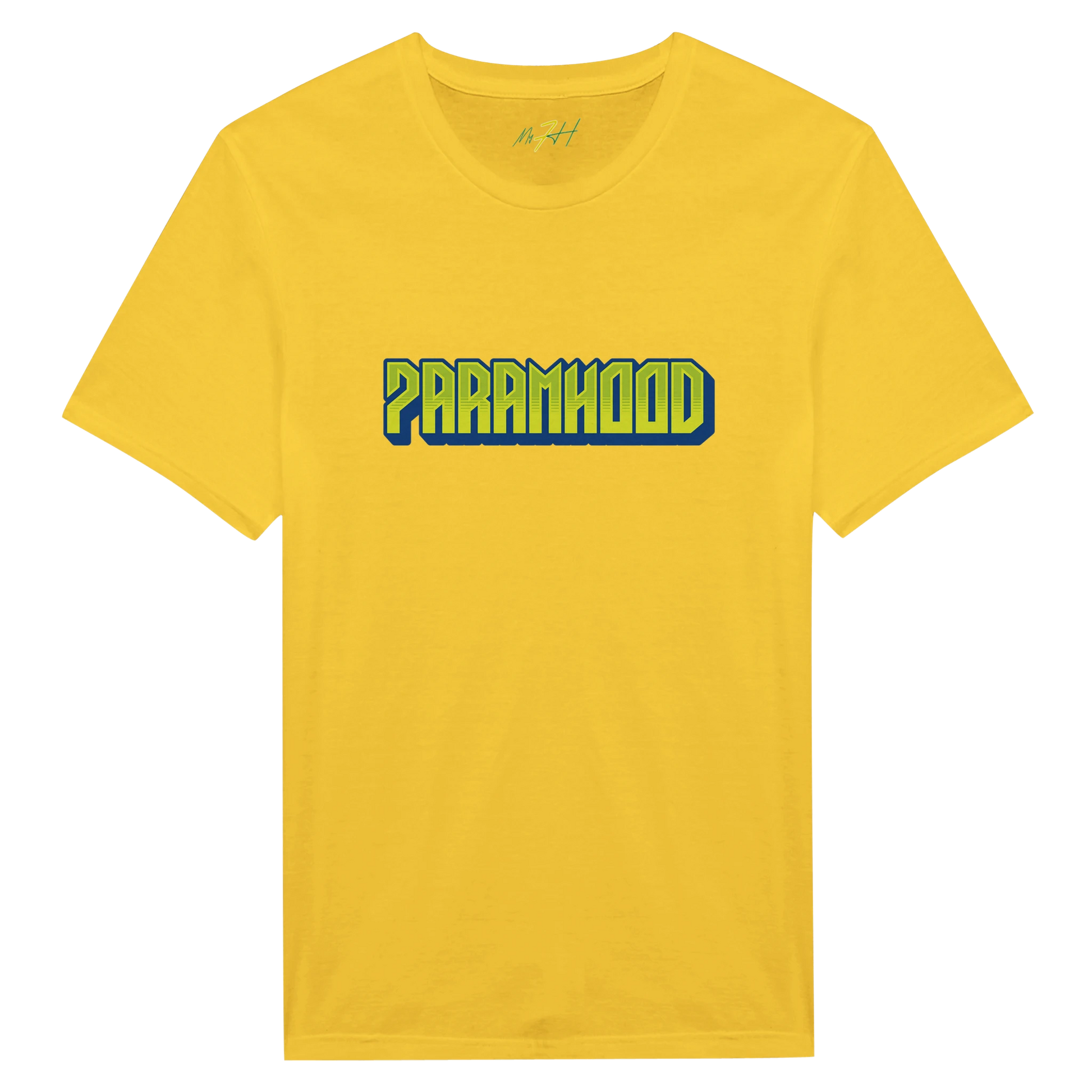 7ARAMHOOD Signature Streetwear T-Shirt Gelb Streetwear Pack Shot