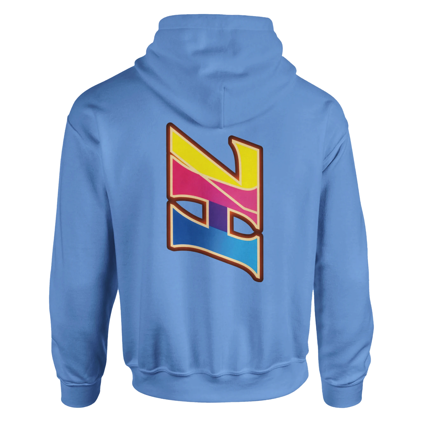 DNA Code Hoodie Blau Frontansicht
