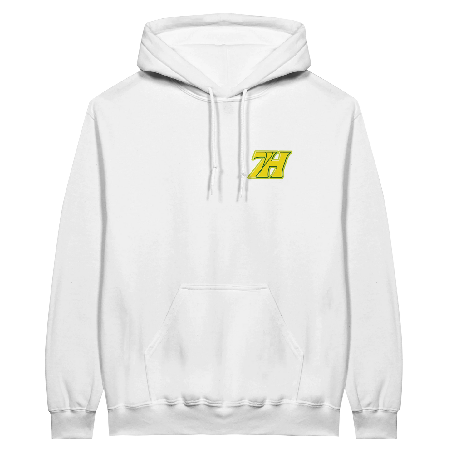 DNA Code Hoodie Weiß Frontansicht
