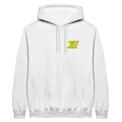 DNA Code Hoodie Weiß Frontansicht
