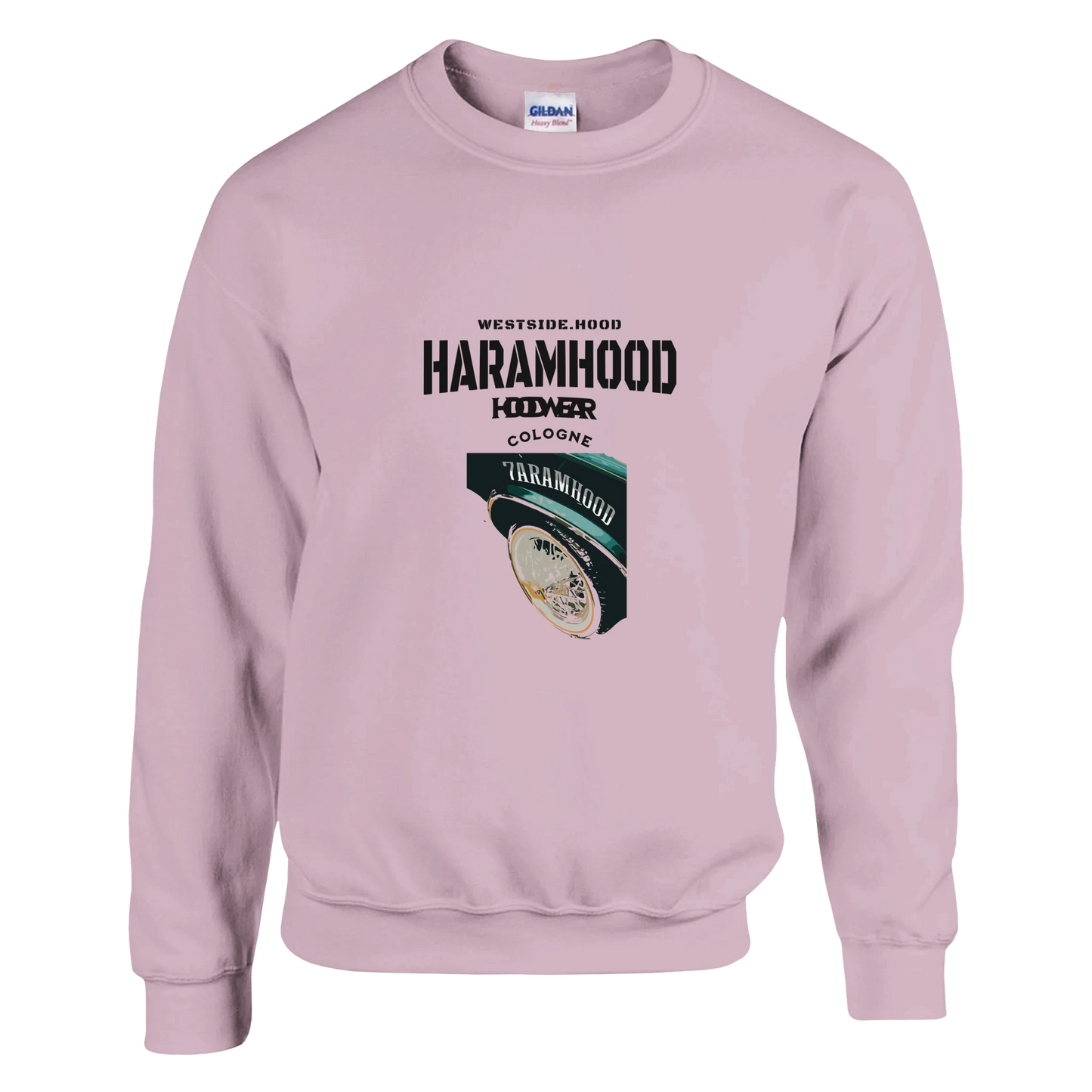 7HARAMHOOD Hood Cars Sweatshirt – Frontansicht Unisex Hoodwear, Hood trifft Racing Speed Premium