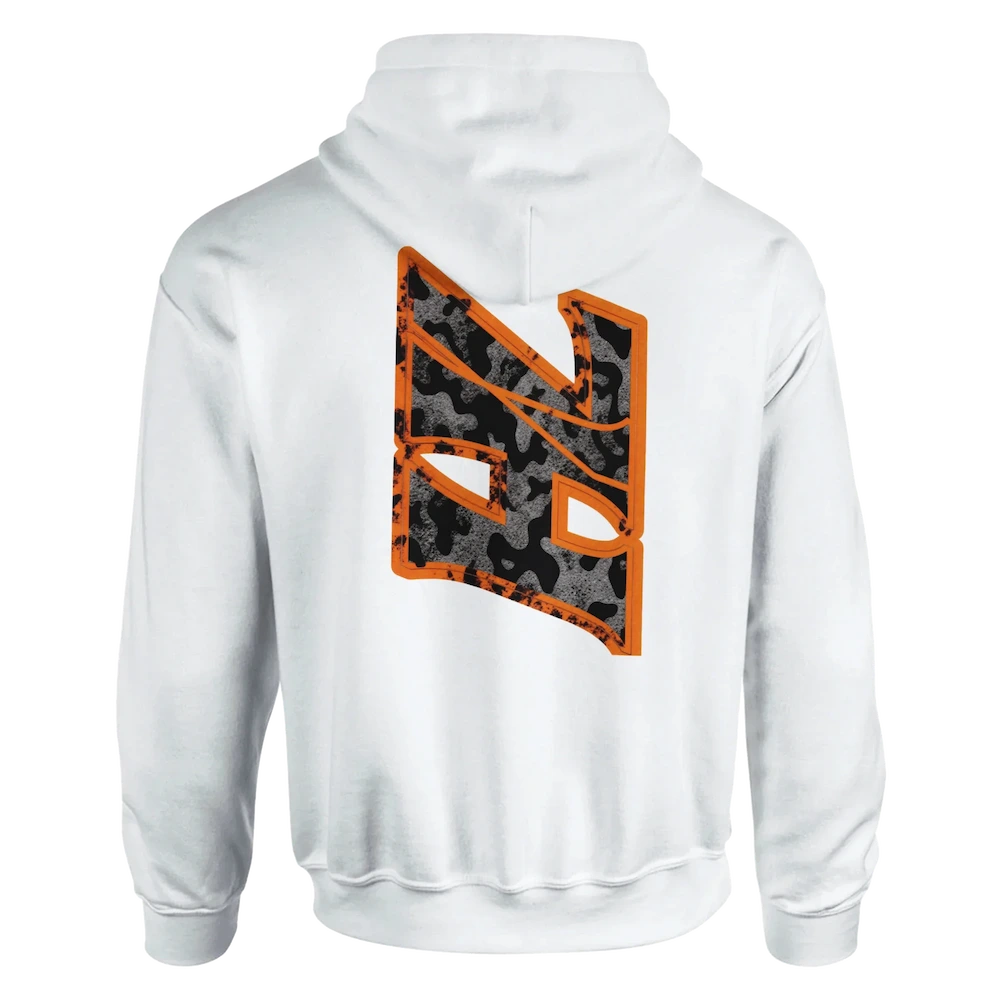DNA Code Hoodie Weiss Rückansicht
