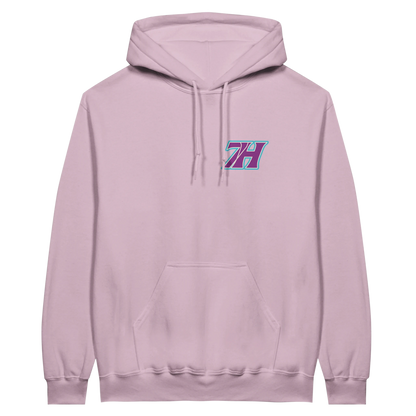 Türkiser 7H Hoodwear Hoodie mit Front- und Rückenprint - Haramhood Cyan
