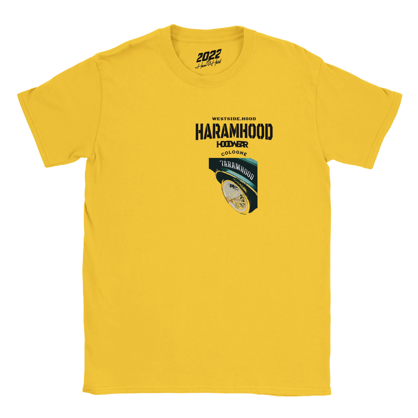 HARAMHOOD Westside Cologne T-Shirt Stone Grey Streetwear Lifestyle