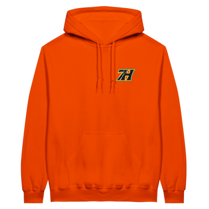 7H Premium Hoodie Orange Frontansicht
