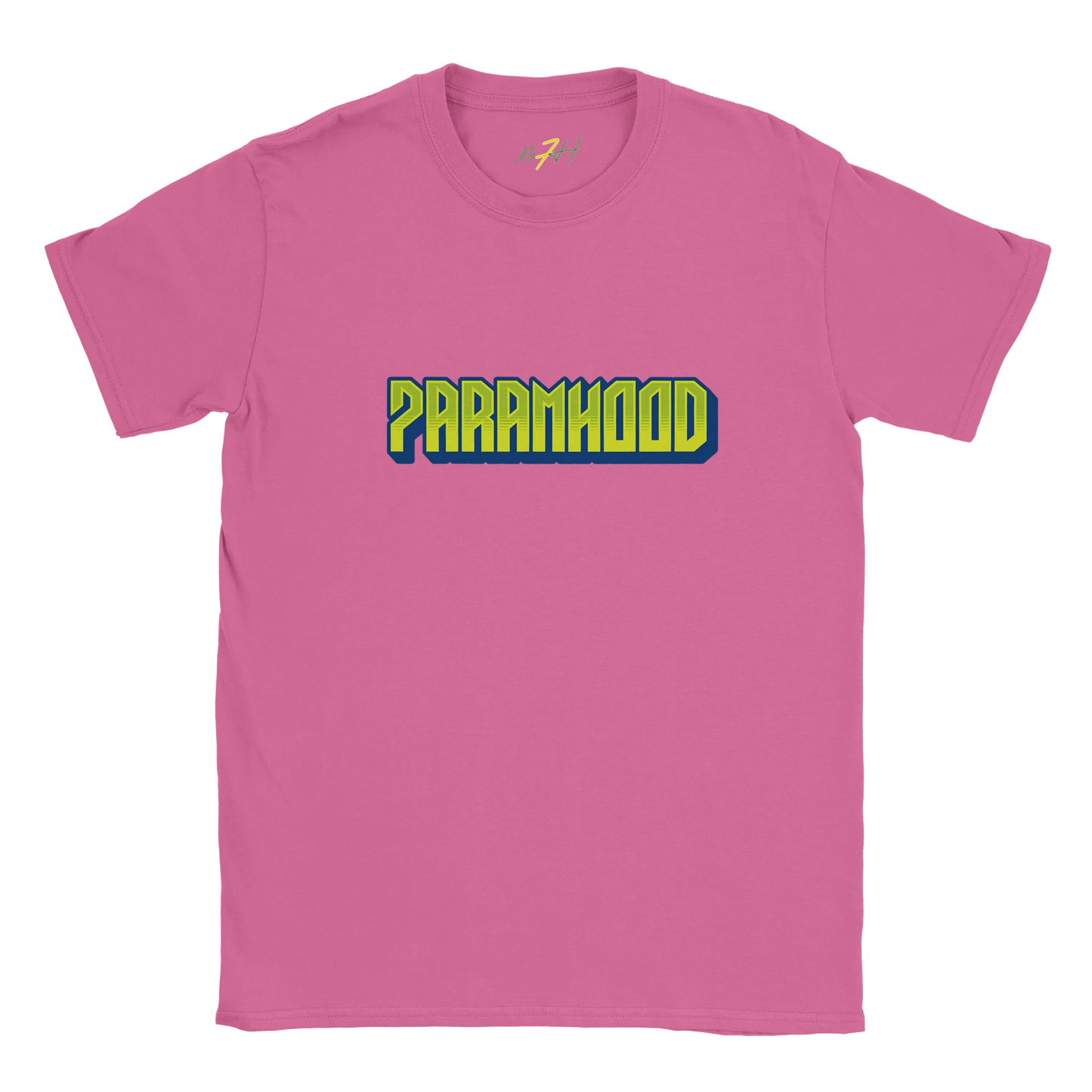 7ARAMHOOD Signature Streetwear T-Shirt Gelb Streetwear Model Vorne