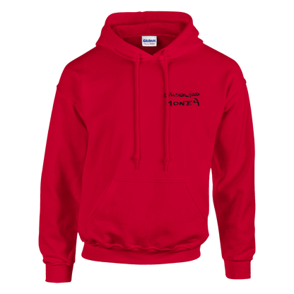 Money Make Not Friends Hoodie rot
Frontansicht | 7HARAMHOOD 
