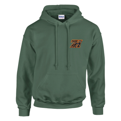 DNA Code Hoodie Grün Frontansicht
