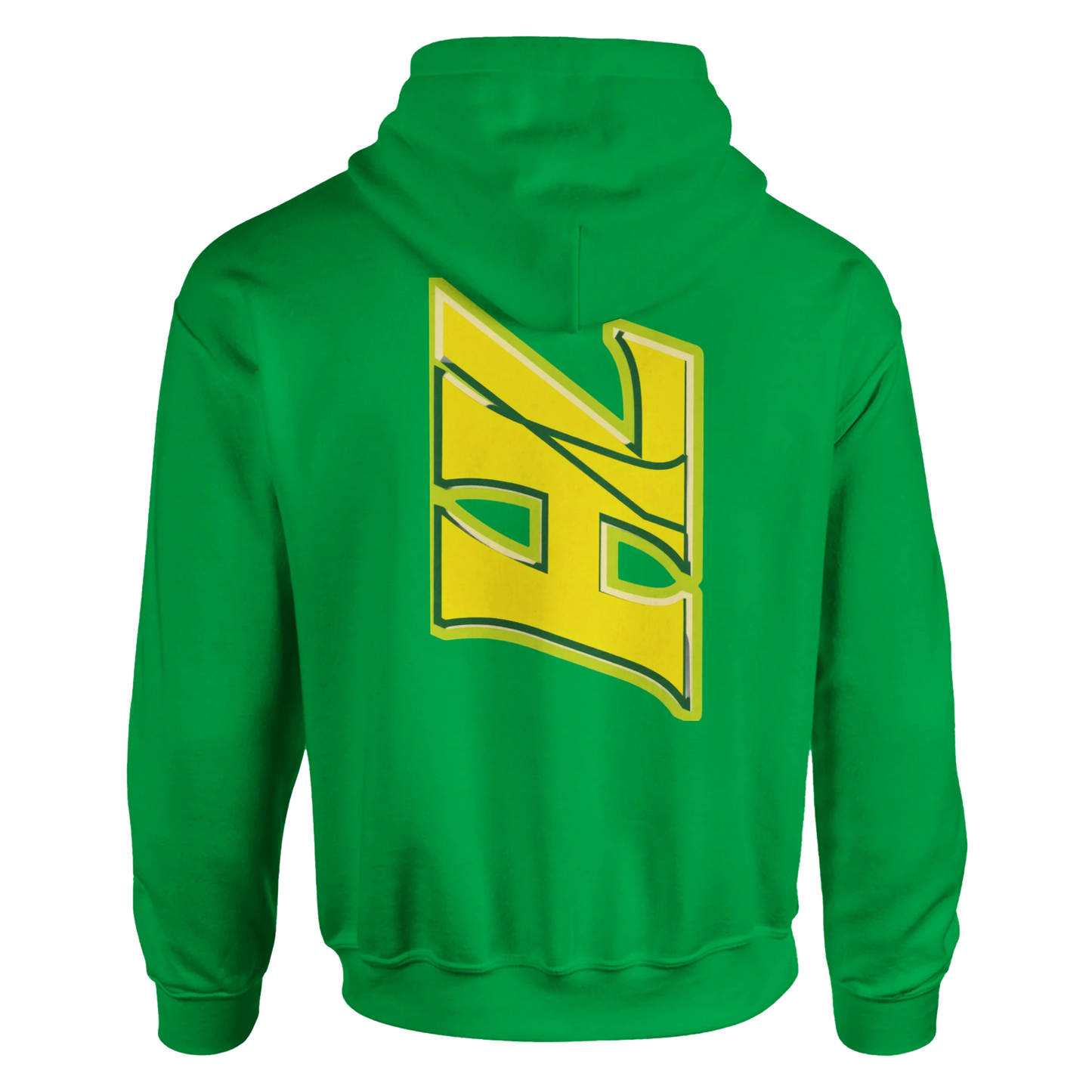 DNA Code Hoodie Grün Rückansicht
