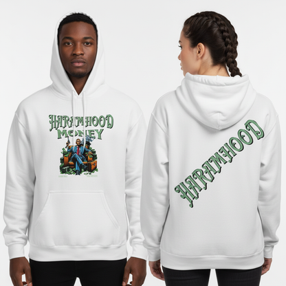 Haramhood Money Hoodie Weiß - Boss Edition | Premium Hoodwear