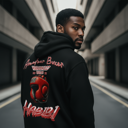 Habibi Amateur Boxer Hoodie Unisex | Haramhood Hoodwear