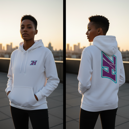 7HARAMHOOD 7H Hoodie Front & Backprint – Lila