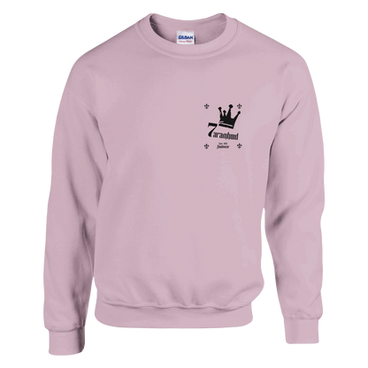 t7HARAMHOOD Brand Since-2022 Sweatshirt Rosa Frontansicht mit Crown Logo

