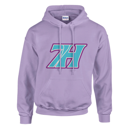 7H Cyan Purple Hoodie Profil - Premium Hoodwear Haramhood Streetwear