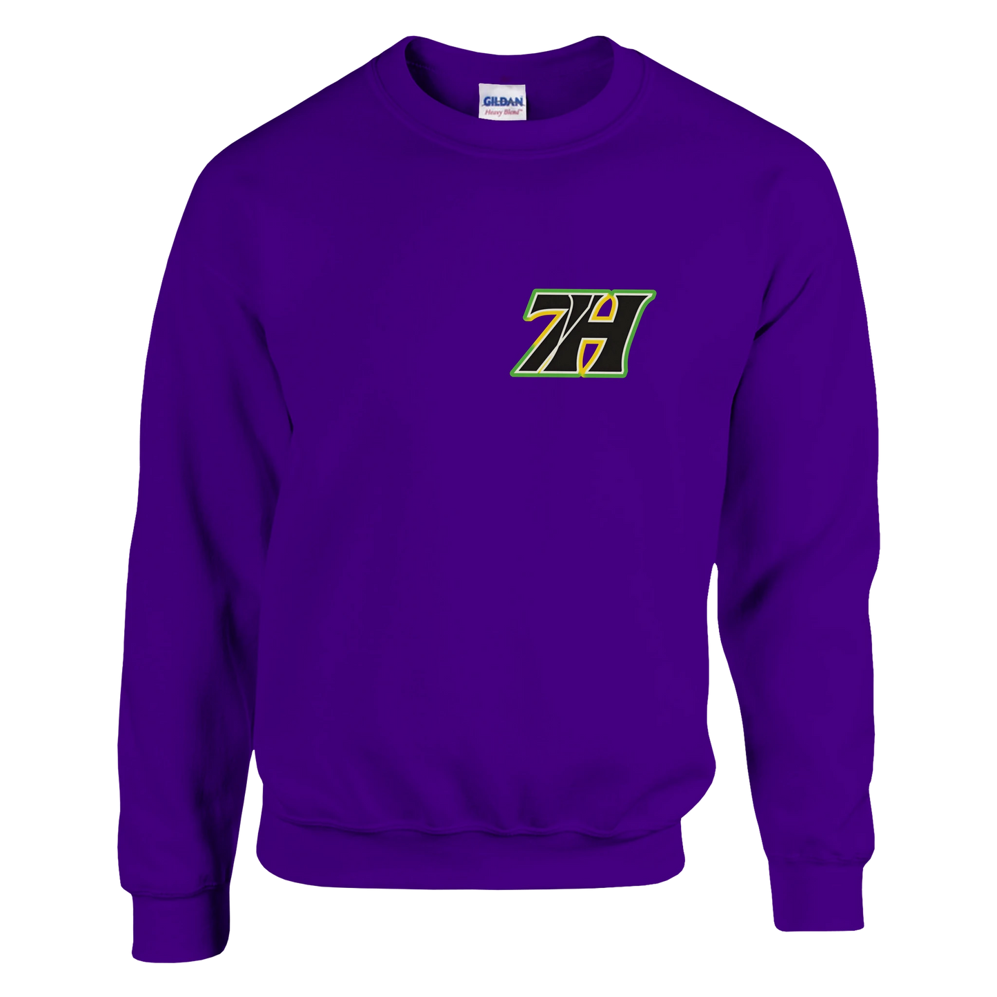 DNA Code Purple Sweatshirt Blau Frontansicht
