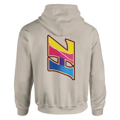 DNA Code Hoodie Grau Frontansicht
