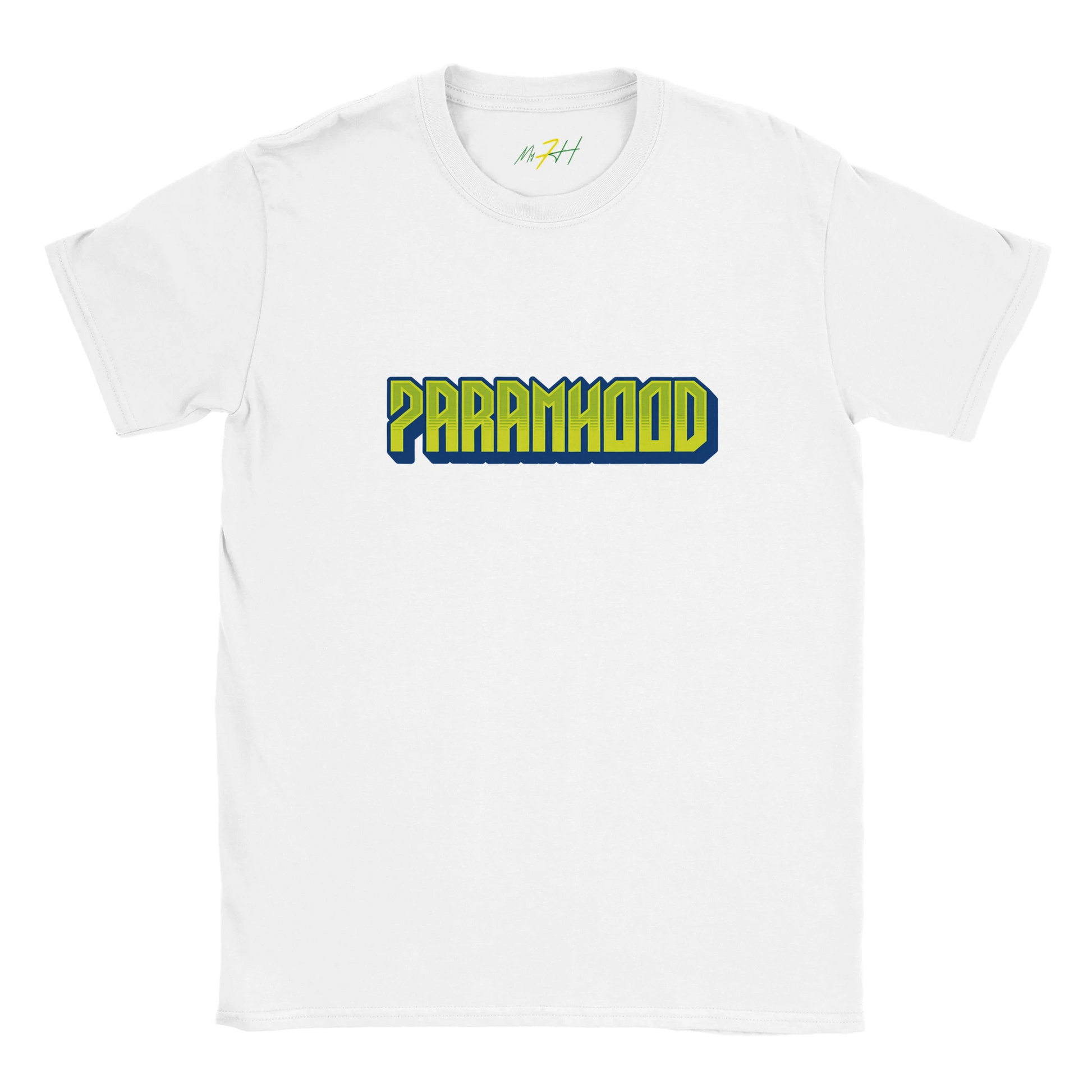 7ARAMHOOD Signature Streetwear T-Shirt Gelb Streetwear Flat Lay