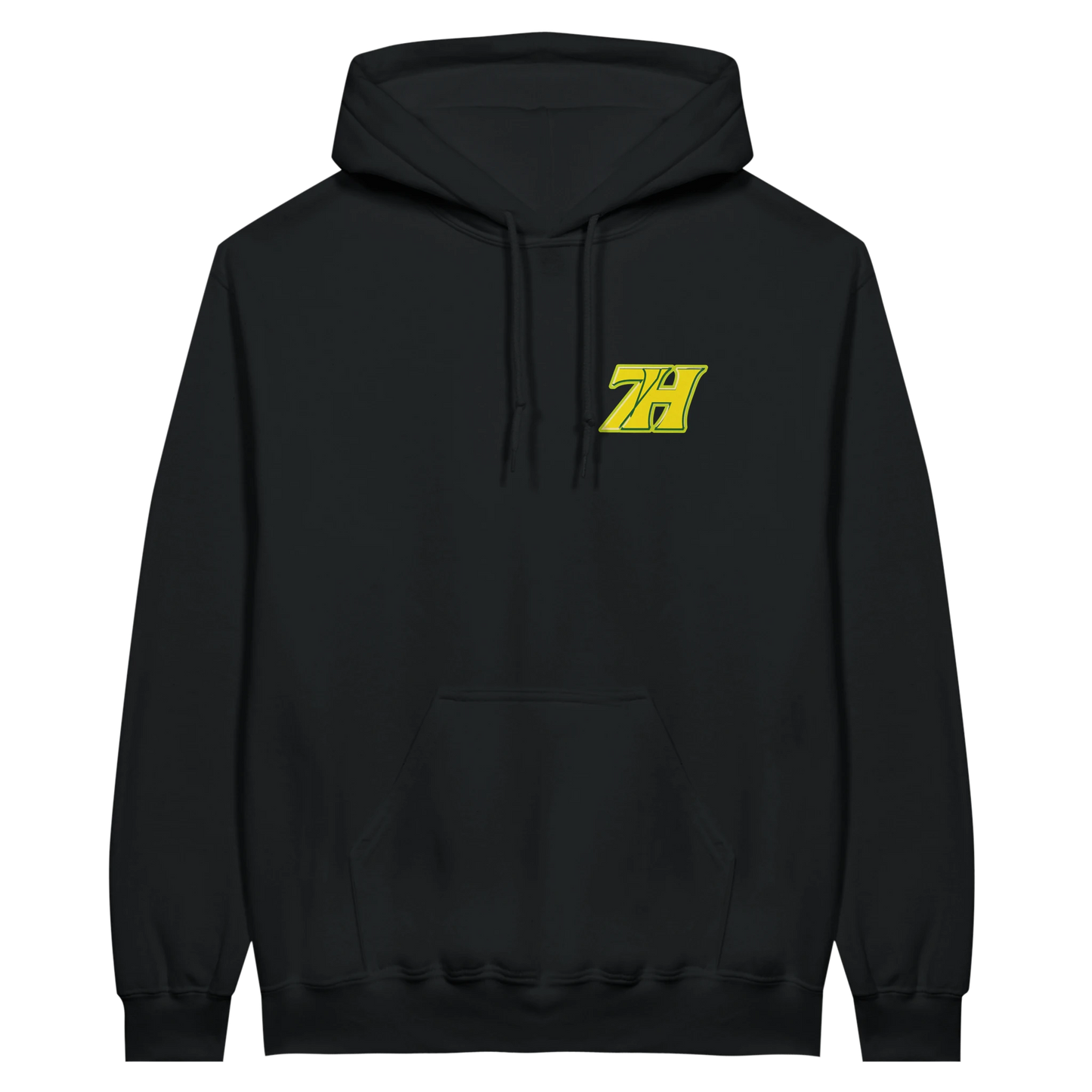 DNA Code Hoodie Schwarz Frontansicht
