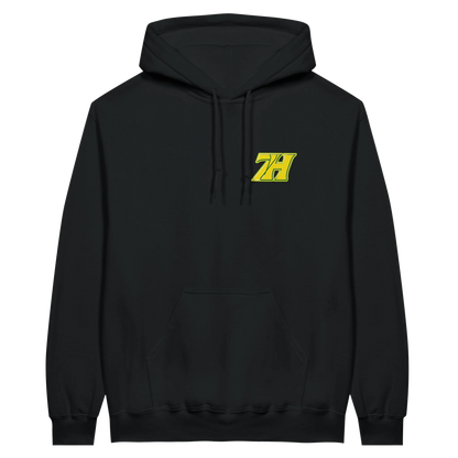 DNA Code Hoodie Schwarz Frontansicht
