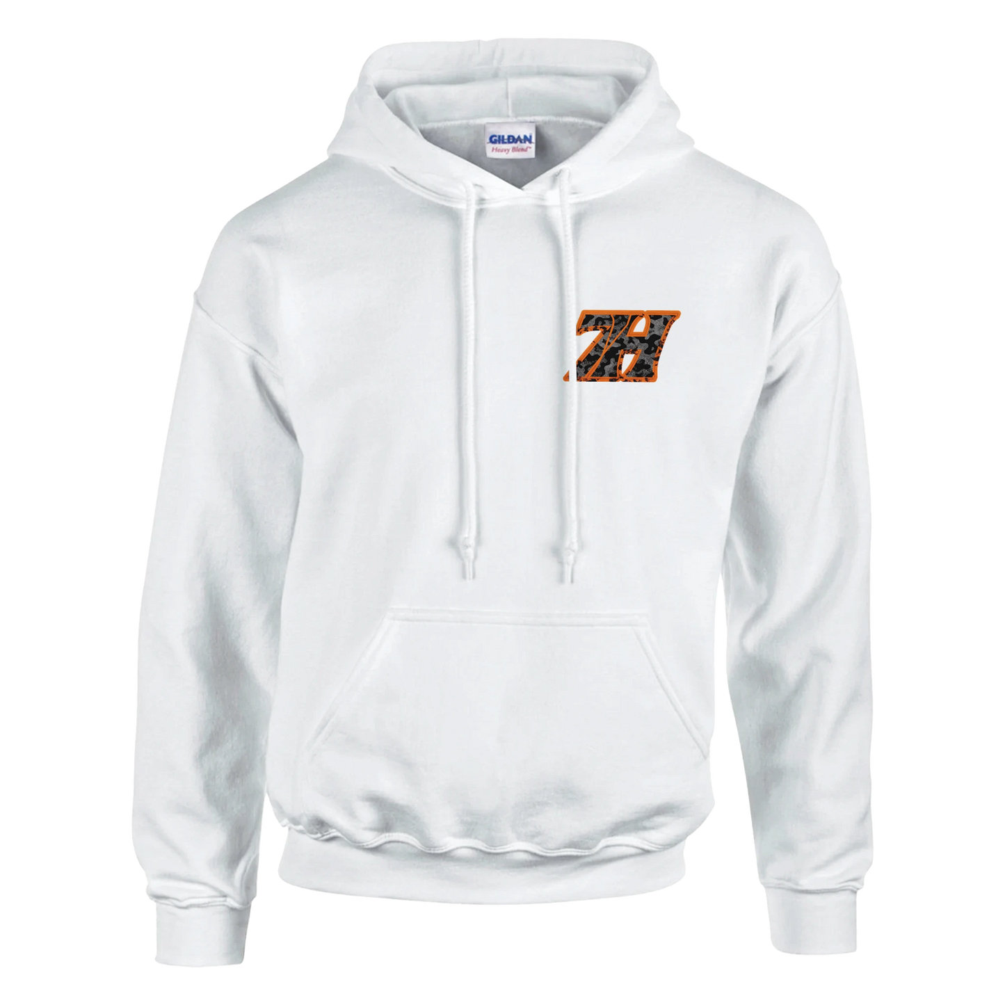 DNA Code Hoodie Weiss Frontansicht
