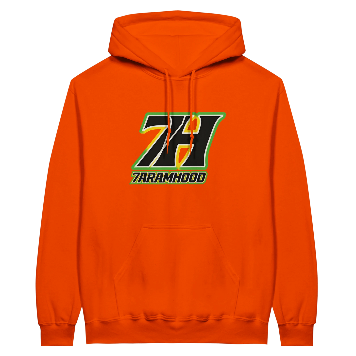 7H DNA Code Hoodie – Detailansicht DNA Print, 7HARAMHOOD Premium Hoodwear Identität codiert