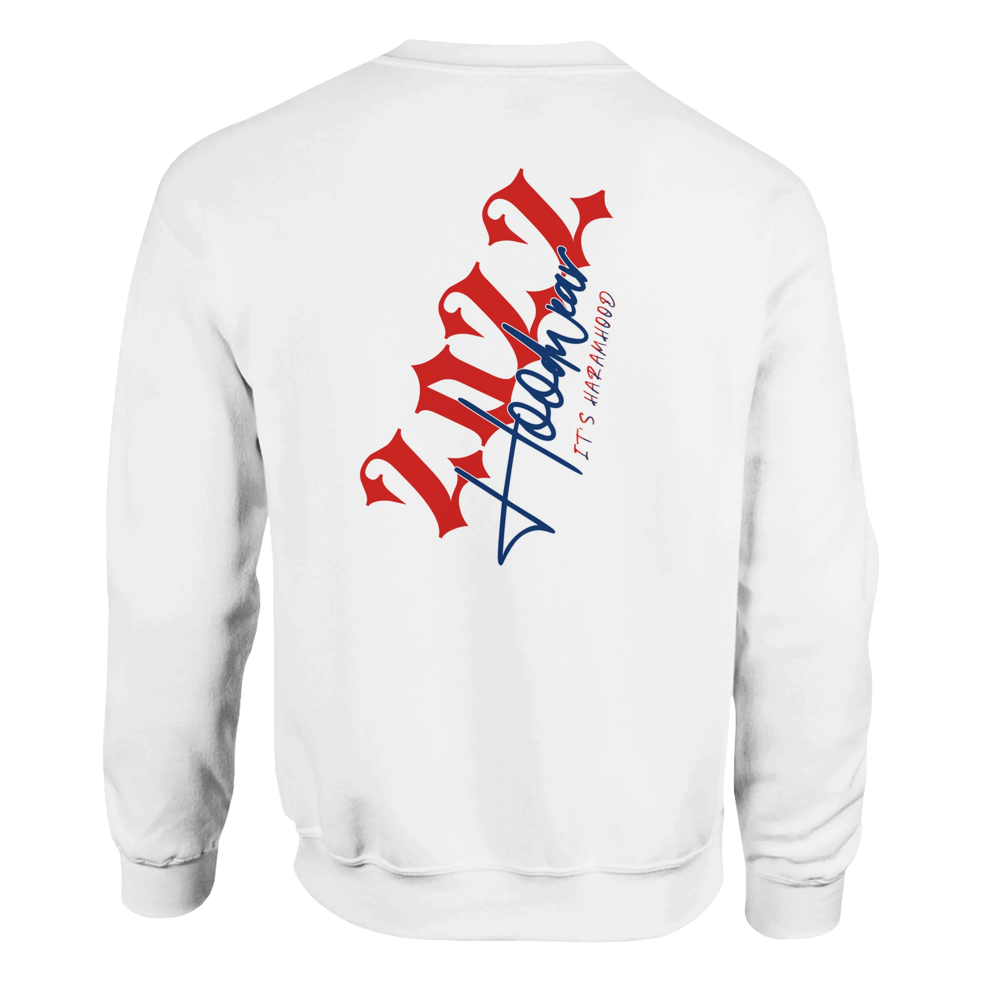 Weißer Street Soul Hoodie Seitenansicht - Urban Fashion Haramhood
