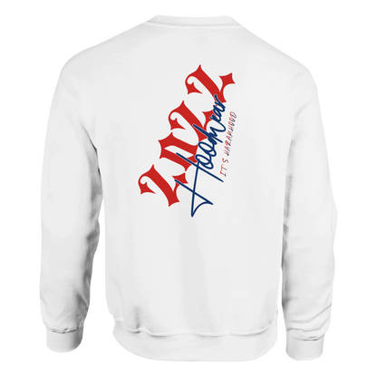 Weißer Street Soul Hoodie Seitenansicht - Urban Fashion Haramhood
