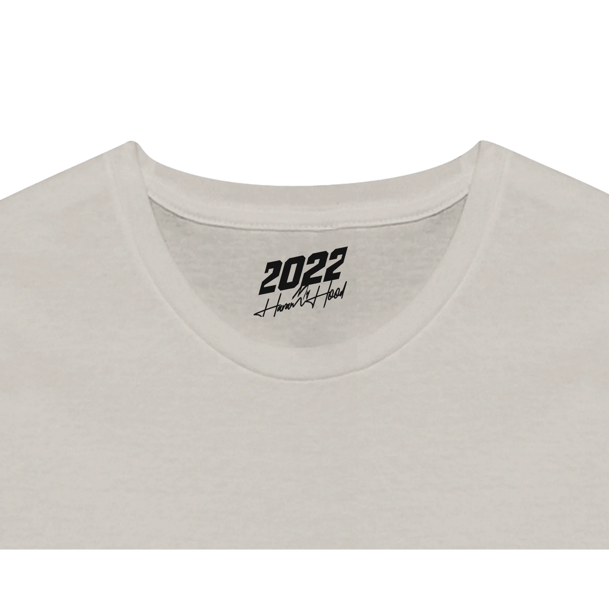 HARAMHOOD Westside Cologne Lowrider T-Shirt Stone Grey Streetwear Detail