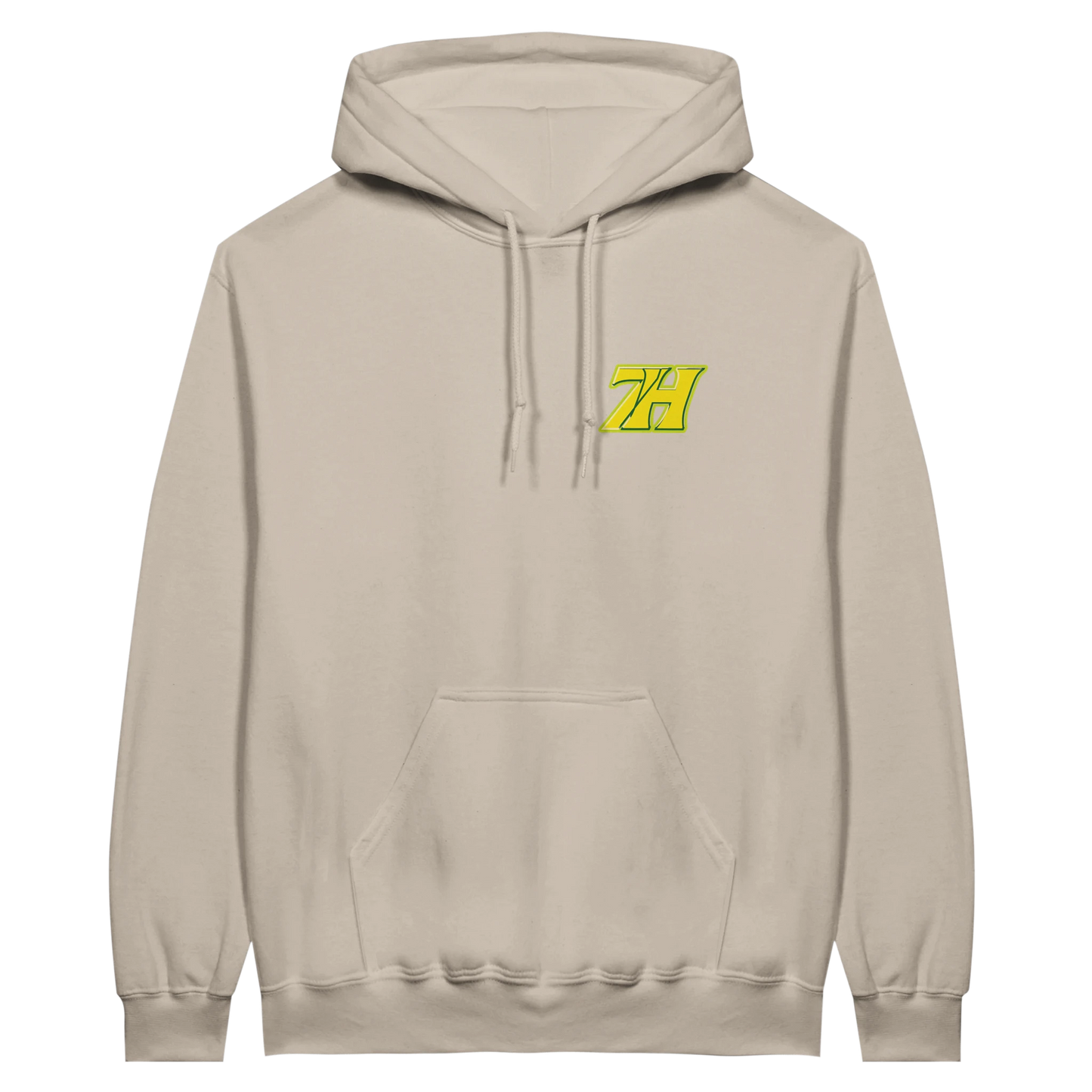 DNA Code Hoodie Sand Frontansicht

