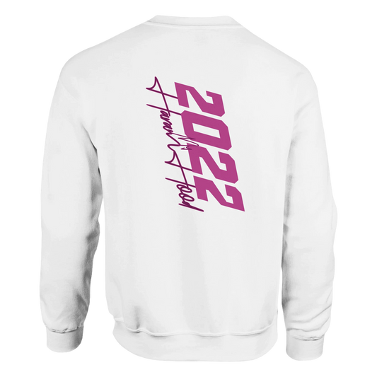 7HARAMHOOD Since 2022 Crewneck Weiß Unisex – Clean Oversized OG Streetwear, minimalistisch timeless DACH