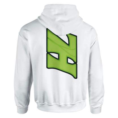 DNA Code Hoodie Weiß Frontansicht
