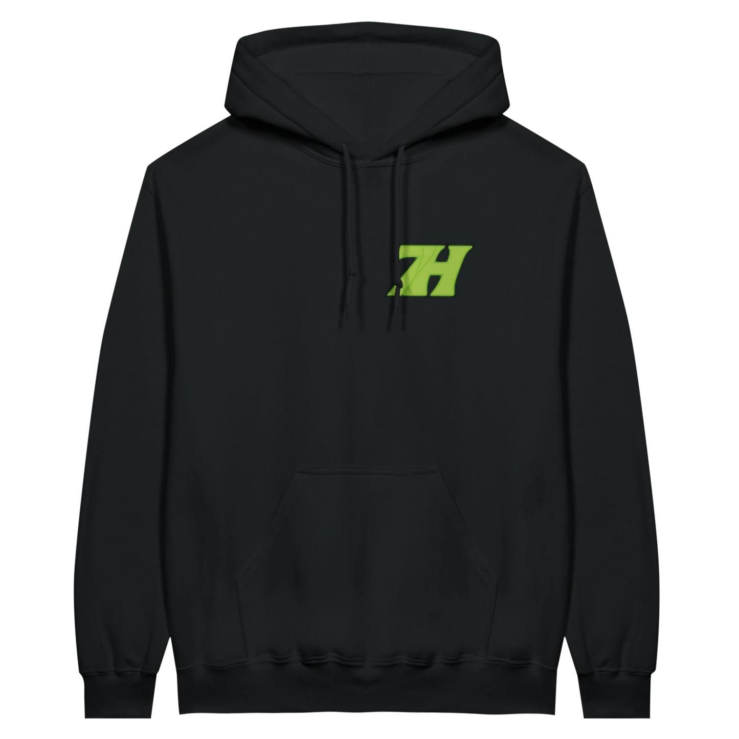 DNA Code Hoodie Schwarz Frontansicht
