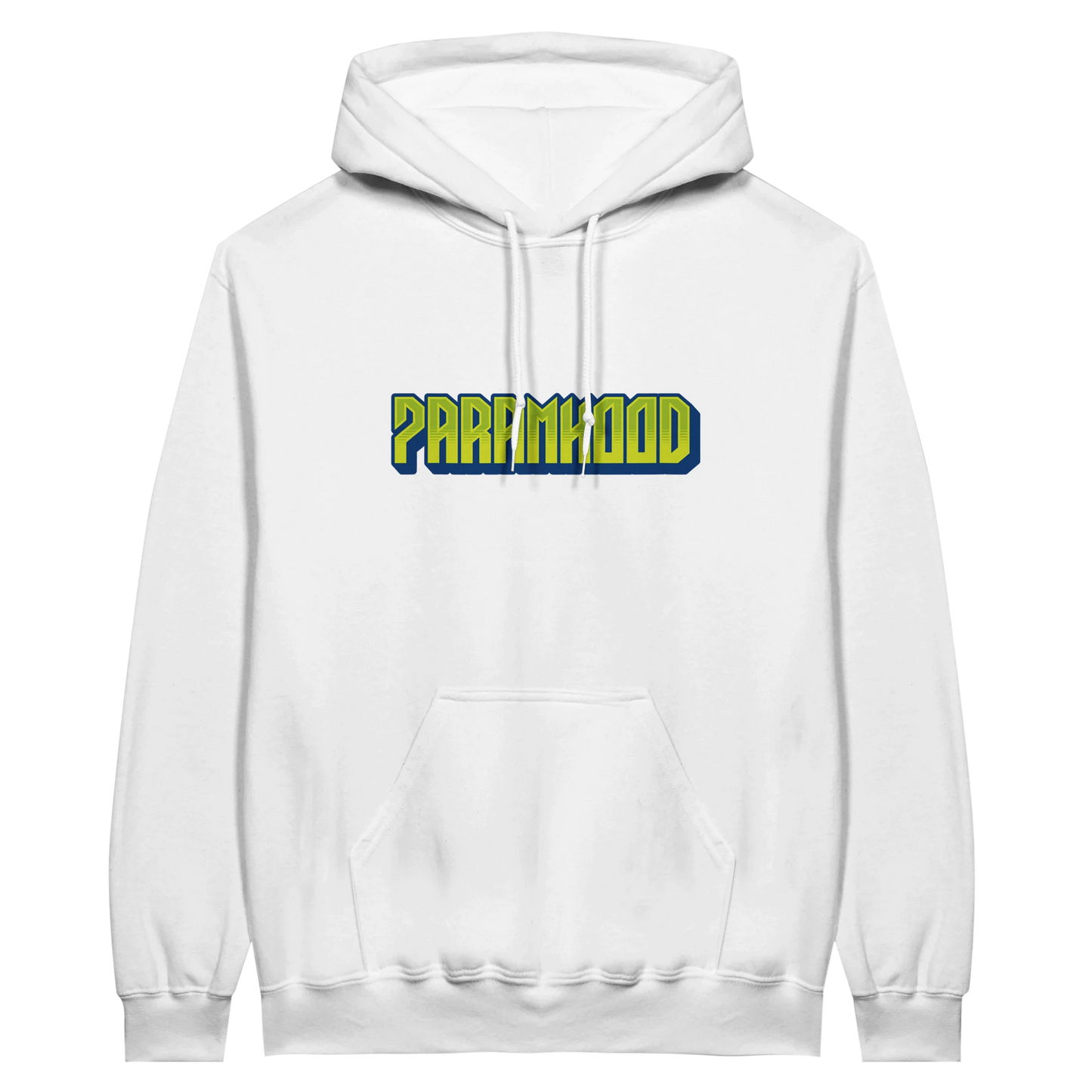 7HARAMHOOD Forest Green Hoodie – Detailansicht Kapuze, Premium Heavyweight Hoodwear authentisch