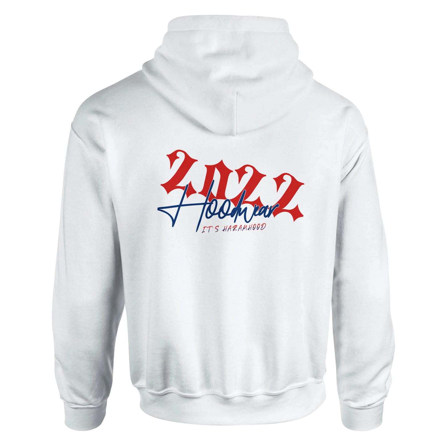 Weißer Street Soul Hoodie Produktdetails - Haramhood Hoodwear 2022
