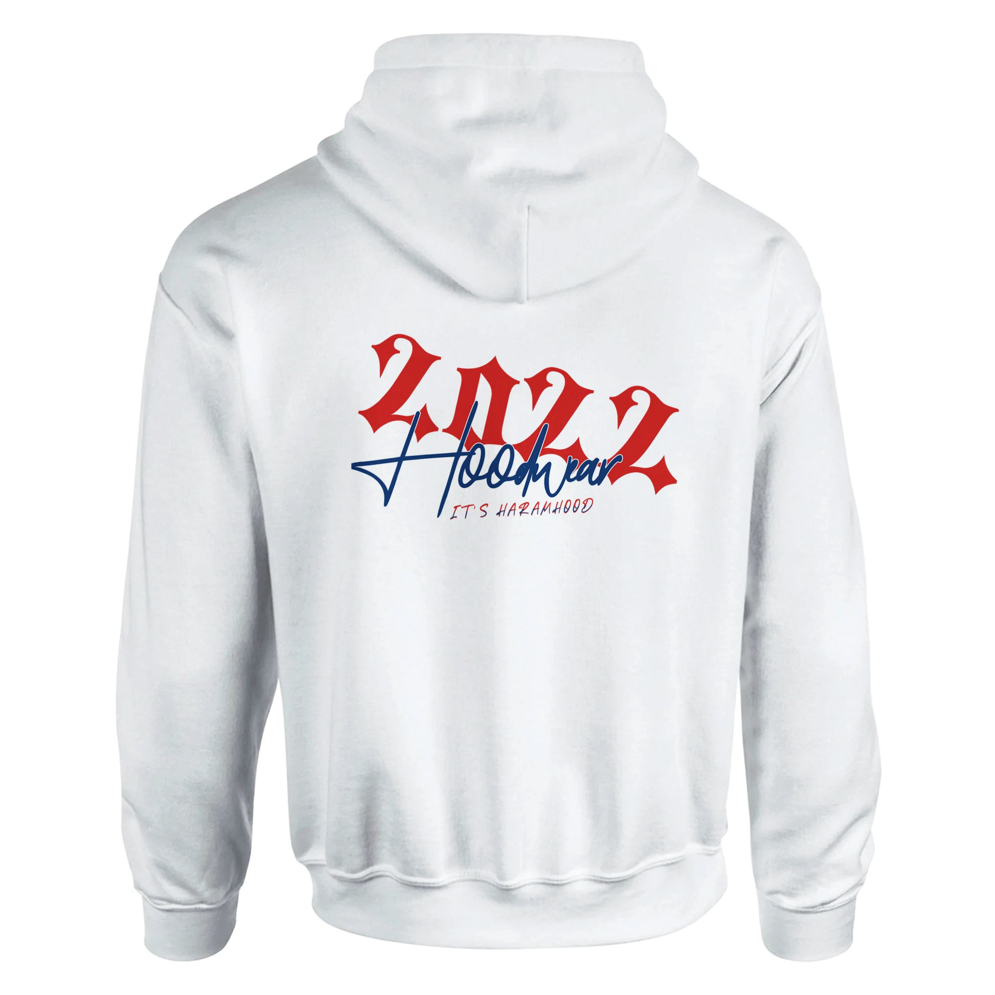 Weißer Street Soul Hoodie Produktdetails - Haramhood Hoodwear 2022
