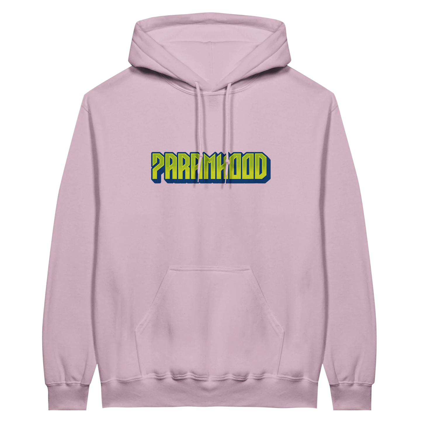 7HARAMHOOD Forest Green Hoodie – Seitenansicht Oversized Fit, Forest Green Unisex Hoodwear urban